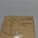 Cordless Heated Blanket Battery Operated, Portable Electric Heated Shawl Wrap Blanket for Women Men, Wireless Wearable USB Heated Warming Throw Blanket for Indoor Outdoor (Light Brown)