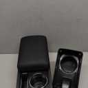 sosega Armrest Box for Mitsubishi Mirage 2014-2024 Car Armrest Box Center Console Accessory Leather Arm Rest Double-Layer Storage Space with Cup Holder