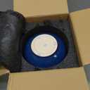 Teagas 6 Inch Self Watering Pots, Ceramic African Violet Planter with Absorbent Inner Pot, Round Flower Pot for Indoor Plants, Ceramic Pots for Plants, Room Home Decor, Plant Lover Gifts, Blue