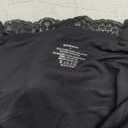 SUUKSESS Women Square Neck Lace Bodysuit Double Lined Sleeveless Spaghetti Strap Tank Top (Black, S)