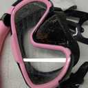 Snorkel Set Adults Snorkeling Gear Anti-Fog Panoramic View Swim Mask Dry Top Snorkel Kit with Carry Bag for Snorkeling Scuba Diving Swimming Travel (Pink+Black)