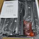 HOOBRO Bar Stools, Set of 4 Bar Chairs, 24.8-Inch Height Stools, Breakfast Bar Stools, Kitchen Stools, 2" Thick Upholstery, for Kitchen, Dining Room, Cafe, Bar Counter, Black BB21BYP401