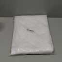 sancua Rectangle Tablecloth - 60 x 120 Inch - Stain and Wrinkle Resistant Washable Polyester Table Cloth, Decorative Fabric Table Cover for Dining Tables, Buffet Parties and Camping, White