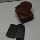 Book Ends,4 Pack Medium Bookends Wood Book Ends Universal Economy Bookend (4, Medium)