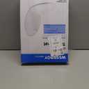 WSSROGY Toilet seat Elongated with Slow Close Hinges, Four Bumpers Never Loosen and Easily Remove, Two Sets of Parts, Plastic, White