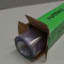 NATRKE Clear Desk Mat Pad, 47.2"x23.6" Extra Large Transparent Computer Desk Mat Plastic Desktop Protector, PVC Writing Pad Round Edge, Waterproof Wipeable Table Protector for Home Office, Frosted