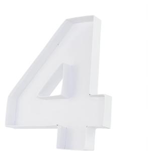 12" Fillable Cardboard Number Shaped Gift Grazing Charcuterie Board Paper Container (4)