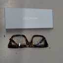 IBOANN Oversized Blue Light Glasses for Woman, Funky Fashion Glasses With Preppy Look, Reduce Screen Fatigue Computer Glasses