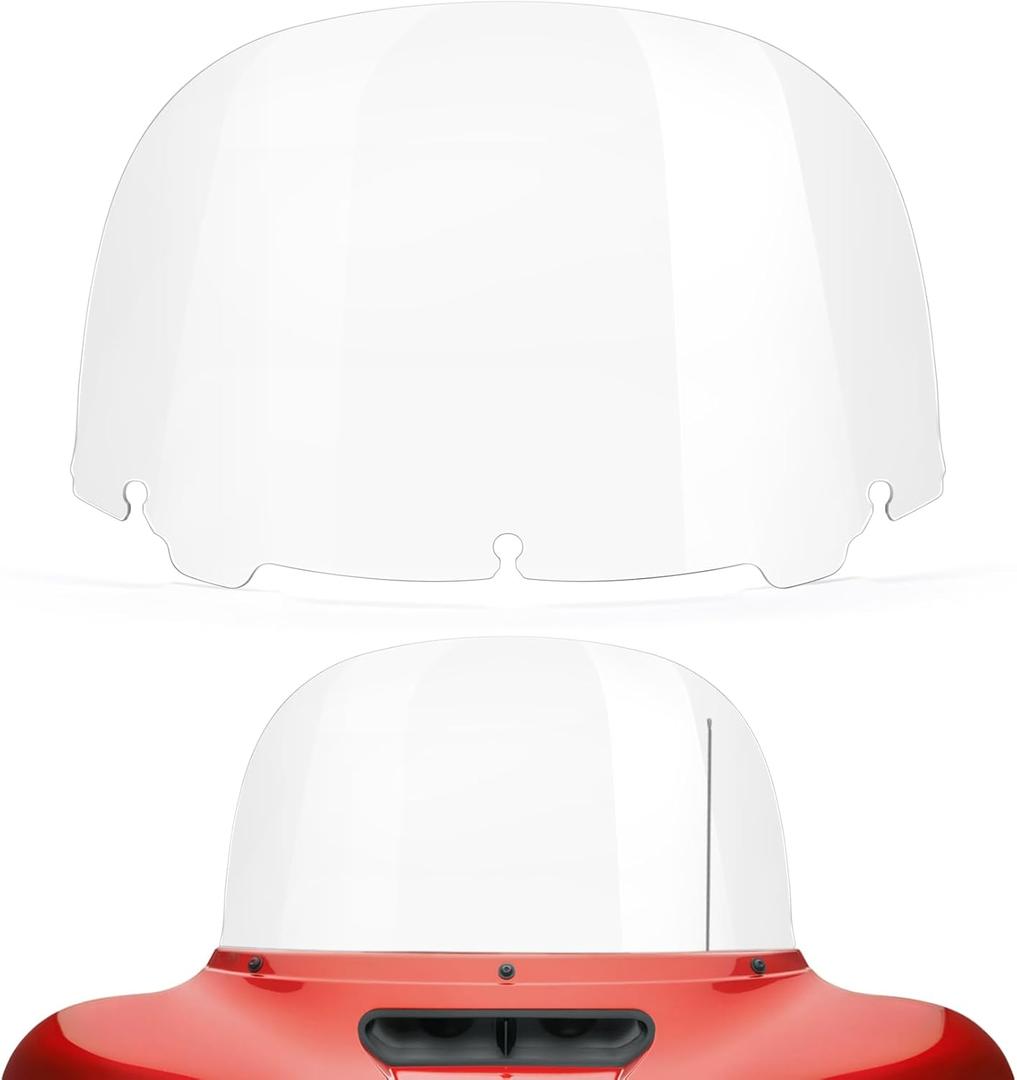 Amazicha Windshield 13" Round Windscreen 2014-2023 Fit for Harley Davidson Touring Street Glide14-23, Electra Glide 14-22, Ultra Limited 14-24 and 14-later Tri Glide models (Except 23 FLHXSE)Clear Amazicha Windshield 13" Round Windscreen 2014-2023 Fit for Harley Davidson Touring Street Glide14-23, Electra Glide 14-22, Ultra Limited 14-24 and 14-later Tri Glide models (Except 23 FLHXSE)Clear
