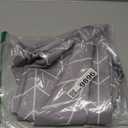 S·Lattye Luxury Shower Curtain Liner for Bathroom Water Repellent Fabric Washable Cloth (Hotel Quality, Friendly, Heavy Weight Hem) with White Plastic Hooks - 40" x 72", Gray Arrow