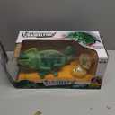 Remote Control Chameleon Animal Toys - LED Light Up & Preying Remote Control Electronic Toy with Moving Eyes, Walking, Color Changing Realistic RC Robot Toy Gift for Boys Kids Age 4 5 6 7 8 Years Old