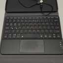 Harvopu Compatible with iPad Air 11 Inch & Air 5th/ Air 4th Generation Case with Keyboard - Multi-Touch Trackpad, 7-Color Backlit, Detachable Folio Cover for Air 11-inch M3/M2 (2025/2024) (Black)