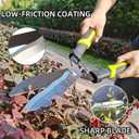 YRTSH Hedge Clippers Shears Hedge Shears for Trimming Borders, Garden Tools Hedge Clippers, Bush Cutters Trimmer with Sharp Wavy Blades, Garden Shears for Hedges (19 Inch)