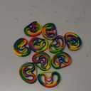 48 Pack Color Brick Party Favors Kids Silicone Bracelet Building Block Wristbands Party Supplies for Boys Girls Birthday Party Stuffing