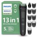 Philips Norelco All-in-One 3000 Series 13 in 1 Trimmer, Beard Styler & Men's Hair Clipper, 9 Length Settings & Self-Sharpening Skin-Friendly Blades, MG3919/50