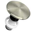 972-098J Plumbing-Equipment Brushed Nickel Drain Sink Stopper, Drain Sink Plug Part Push & Seal Drain Stopper Assembly 35338-06XX