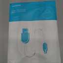 AINOPE 2 Pack USB Extensions Cable High Speed USB 3.0 Extension Cord Type A Male to Female Sturdy Braided Material Fast Data Transfer Compatible with USB Keyboard,Mouse,Flash Drive,Grey,6.6FT+6.6FT