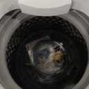 BLACK+DECKER 0.9 Cu. Ft. Portable Washer, 6.6 lb. Capacity Washing Machine for Homes & Apartments, 5 Wash Cycles, Quick Connect Sink Adapter and Drain Hose Included, Transparent Lid, BPWM09W, White