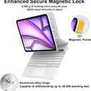 Magic Keyboard Case for iPad Air 11 inch(M4 2026, M3 2025, M2 2024)&iPad Pro 11 Inch(4th/3rd/2nd/1st Gen), iPad Air 5th/4th Gen Case with Keyboard, Floating Cantilever Stand, Multi-Touch Trackpad, Backlit