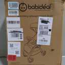 Babideal Lightweight Travel Stroller for Airplane – Compact Baby Stroller with 50L Bottom Storage, One-Hand Auto-Fold, 175° Recline, Extendable Canopy, Cup Holder, Newborn to Toddler Up to 50 lbs