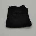 SEVEGO Tall Women Casual Linen Pants 30"/32"/34"/36" Inseam Drawstring Smocked Waist Beach Summer Trousers with Pockets (Medium, Black)