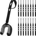 16 Pcs Football Mouth Guard Strap, Universal Rugby Mouth Guard Strap for Youth Sports Football Boxing Rugby Hockey BasketballBlack