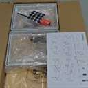 Cabinet Shelf Organizers, 15.7 inches Large Kitchen Counter Shelf, Set of 4 Wood Kitchen Pantry Organizer, Storage Shelves for Countertop, Spice Rack, Stackable, Expandable, Metal White, Nature