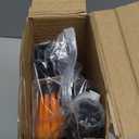 LivTee 32" Extendable Ice Scraper & Snow Brush for Car Windshield, 360 Rotating Snow Removal Tool for Cars, Trucks & SUVs, Automotive Winter Essentials & Car Accessories for Men, Orange