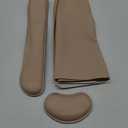 Bloss Leather Desk Pad and Keyboard Wrist Rest, Large Mouse Pad + Keyboard Pad+Mouse Wrist Support, Non-Slip Desk Mat Protector for Office, Home(31.515.7 Inches,Beige)
