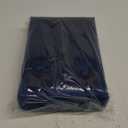 HOUCHICS Small Footstool Ottoman, Velvet Wooden Foot Stool Ottoman with Wood Legs, Sofa Footrest Extra Seating for Living Room Entryway Office(Blue 1PACK)