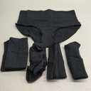 Molasus Women's Cotton Underwear High Waisted Full Coverage Ladies Panties (Regular & Plus Size) (XX-Large, Black-5pack)