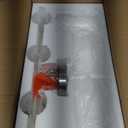 4-Light Bathroom Light Fixtures, Brushed Nickel Modern Vanity Light with Clear Glass Shade, Bathroom Lighting Fixtures Over Mirror, Bathroom Wall Lamp for Mirror Living Room Bedroom Kitchen Hallway