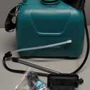 2 Gallon Battery Powered Garden Sprayer, Electric Sprayer with USB Rechargeable Handle, 3 Mist Nozzles, Retractable Wand, Water Pump Sprayers with Adjustable Shoulder Strap for Yard, Lawn and Garden, Blue-Green