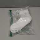 IRAMY Compression Ankle Support Socks Coolmax Wicking Cushioned Athletic Plantar Fasciitis Relief Men Women 2/3/6 Pairs (Medium, White-4 Packs)