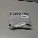 RUNNING GIRL Sports Bras for Women, Medium-High Impact Running Strappy Sports Bra with Removable Pads (Gray, XL)