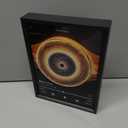 Music Picture Frame Bluetooth Speaker - Rotating Turntable Wireless Speaker Song Plaque, Light Up Music Plaque Art Paintings Frame with LED Light, Home Desk Decor Gifts for Men & Women (Black Hole)
