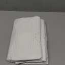 BOSOWOS Pillow Shams King Size Set of 2, Ultra Soft Breathable Quilted Embroidery Pillow Cases 20 x 36 Inches for Sleeping, Decorative Microfiber Bed Pillowcase Easy Care, White