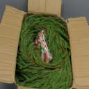 4 Pcs Norfolk Pine Garlands, 6 Ft Artificial Lifelike Pine Garland, Christmas Banner Included, Greenery Garland for Mantle, Table, Stairs, Wall, Indoor, Outdoor Christmas Decorations (4, 6 FT)