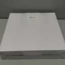 BESy 12 Inch Rain Shower Head, 12" Square Rainfall & High Pressure Stainless Steel Bath Showerhead, 1/16" Ultra Thin, Waterfall Full Body Coverage with Silicone Nozzle, Matte Black Finish