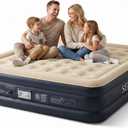 King Air Mattress with Built in Pump,18" Raised Blow up Bed, 900lb
Inflatable Mattress, Advanced Coil-Beam Support, 2 Mins Inflation, 50% Thicker PVC, Waterproof, 10 Year Manufacturer Support