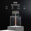 3 x K2 Plus Nozzles 0.2mm*0.4mm 2PCS, Unicorn K2 Quick-Swap Nozzles with Titanium Alloy Heat Break, Copper Alloy and Hardened Steel Nozzle, High Flow Nozzles Kit for K2 Plus 3D Printer