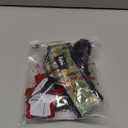 PUPTECK Soft Mesh Dog Harness and Leash Set Pet Puppy Cat Comfort Padded Vest No Pull Harnesses, Green/Yellow, M (NECK: 14", CHEST: 17"-21"))