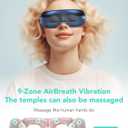 SKG Eye Massager with Heat, Bluetooth Heated Eye Massager for Relief with Vision Window Music, Soothing Eye Care to Relax Eyes, Best Gifts for Women Men