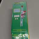 Forart Electric Santa Claus Climbing Ladder, Creative Climbing Up and Down Santa Claus Plush Doll with Music Xmas Ornament for Party Home Door Wall Decoration