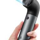 Aecooly Portable Handheld Fan, Powerful Turbo Mini Fan, 19000 RPM High Speed Aero Pro, 15H Max Cooling Time, 6 Speeds Aluminum Case, Pocket Rechargeable Personal Small Travel GIfts for Women Men -Grey