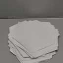 MORCART 20 Pcs Peel and Stick Floor Tile: Hexagon Waterproof Vinyl Flooring, Covers 12.6 Sq Ft, DIY Floor and Wall Decoration for Bathroom, Kitchen, Bedrooms, Stairs (Frost White) (11.8" x 10.2")