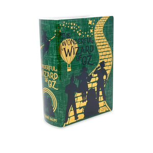 Steel Mill & Co Original Large Book-Shaped Decorative Vase, Ceramic Vases for Home Decor, Cute Bookshelf Decor, Unique Vase for Book Lovers, Wizard of Oz