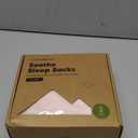 2-Pack Organic Baby Sleep Sacks, 100% Cotton - Soft & Breathable 0.5TOG Baby Wearable Blanket, Toddler Sleeping Sack 18-24 Months, Easy to Wear Transitional Swaddles for Newborns (Mist Rose, L)