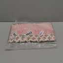 ATOSII Gulbahar White Pink 100% Cotton Fall Rectangle Tablecloth, Hand Block Print Washable Table Cover, Christmas Parties Buffet Dining, Weddings, Thanksgiving, Halloween, 60 X 108 Inches 8 Seater