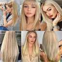 26 28 30 Inch P27613 Human Hair Bundles Highlight Blonde Straight Human Hair Bundles Two Tone Honey Blonde Mixed With 613 Bundles Ombre Straight Bundles